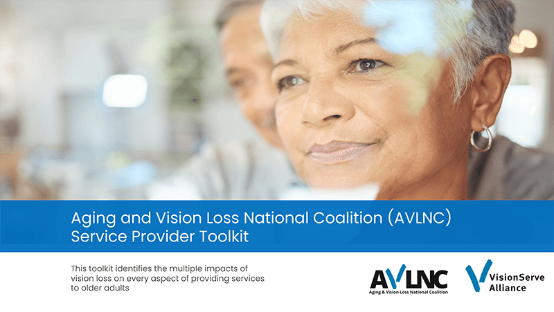 Vision Loss Provider Toolkit cover page