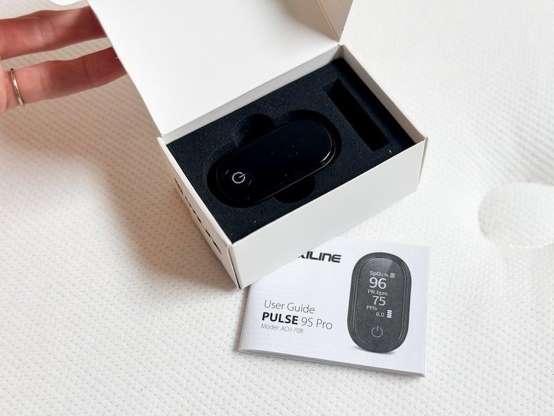 The Oxiline 9S Pro in its box.