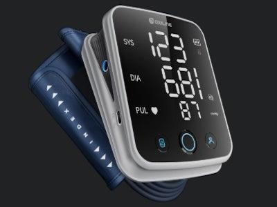 Oxiline Pressure 9S Pro blood pressure monitor with cuff and LED display