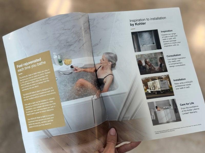 A Kohler pamphlet.
