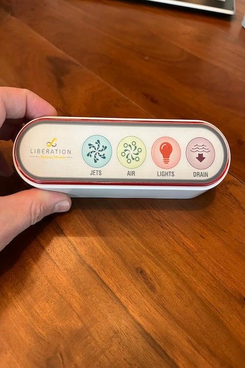 A sample of American Standard’s remote buttons.