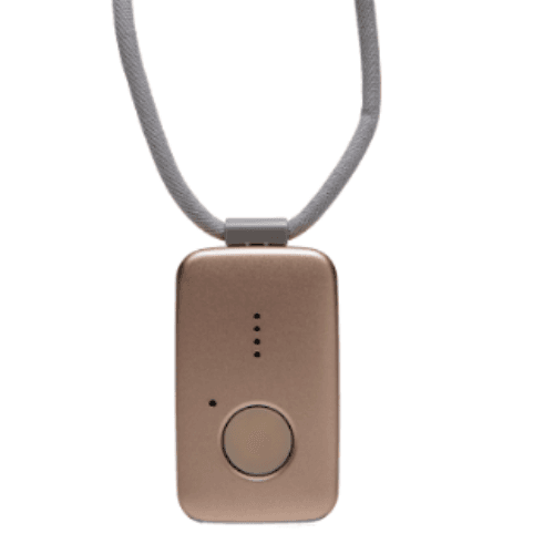 Rose gold MGMini fall detection necklace